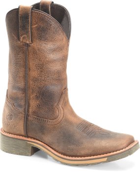 Tan/Crazy Horse Double H Boot Women's Slouch